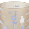 Windlicht mit maritimem Motiv