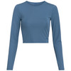 Damen Sport-Langarmshirt unifarben