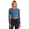 Damen Sport-Langarmshirt unifarben