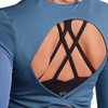 Damen Sport-Langarmshirt unifarben