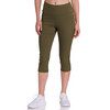Damen Sport Capri-Leggings mit Taschen