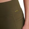 Damen Sport Capri-Leggings mit Taschen