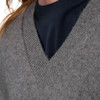 Damen Strickpullover mit V-Ausschnitt