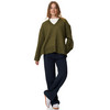 Damen Strickpullover mit V-Ausschnitt