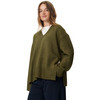 Damen Strickpullover mit V-Ausschnitt