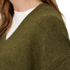 Damen Strickpullover mit V-Ausschnitt