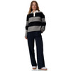 Damen Strickpullover mit Blockstreifen