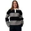 Damen Strickpullover mit Blockstreifen