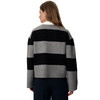 Damen Strickpullover mit Blockstreifen