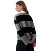 Damen Strickpullover mit Blockstreifen