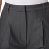 Damen Straight-Hose mit Bundfalte