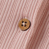 Baby shirt met lange mouwen en ribstructuur