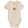 2 Baby Bodys mit Rippstruktur