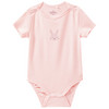 2 Baby Bodys mit Rippstruktur