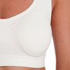 Seamless bustier van microvezel