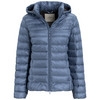 Damen Soft-Daunenjacke mit Kapuze blau