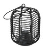 LED-Lampe in Rattan-Optik