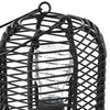 LED-Lampe in Rattan-Optik