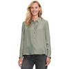 Damesblouse in glanzende look