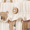Babylegging met berenprint