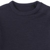 Baby Wolle-Seide-Shirt mit Ripp-Struktur