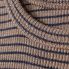 Baby Wolle-Seide-Shirt mit Ripp-Struktur