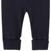 Baby Wolle-Seide-Leggings mit Ripp-Struktur
