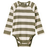 2 Baby Langarmbodys mit Ripp-Struktur