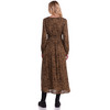 Maxi-jurk voor dames met luipaardpatroon