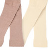 2 Baby leggings met geribbelde structuur