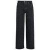 Damen Straight-Jeans mit weitem Bein