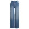 Damen Straight-Jeans mit weitem Bein