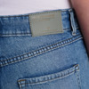 Damen Straight-Jeans mit weitem Bein