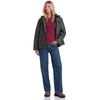 Damen Straight-Jeans mit weitem Bein