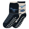 2 Jungen Stoppersocken mit Dino-Motiven