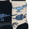 2 Jungen Stoppersocken mit Dino-Motiven