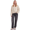 Damen Sweatshirt unifarben