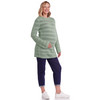 Damen Umstands-Strickpullover mit Lochmuster