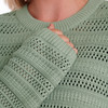 Damen Umstands-Strickpullover mit Lochmuster