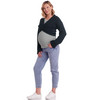 Damen Umstands-Pullover cropped