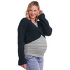 Damen Umstands-Pullover cropped