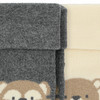 2 Paar Newborn Frottee-Socken mit Bär-Motiven