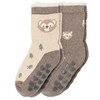 2 Paar Baby Stoppersocken mit Bio-Baumwolle