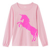Meisjes longsleeve met omkeerbare pailletten