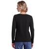 3 Damen Langarmshirts in Unifarben