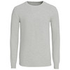 Herren Pullover mit Rundhalsausschnitt hellgrau
