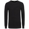 Herren Pullover mit Rundhalsausschnitt dunkelgrau