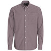 Herren Hemd im Modern Fit dunkelrot / weiss