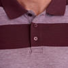 Herren Poloshirt mit breiten Streifen