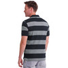 Herren Poloshirt mit breiten Streifen